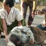 Mini Bus Tabrak Pemotor Tewas di TKP