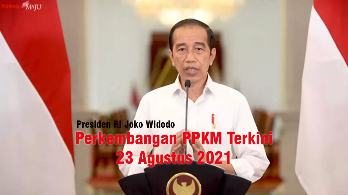 VIDEO-Perkembangan PPKM Terkini, 23 Agustus 2021
