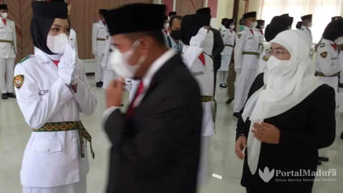 Paskibra HUT ke-76 Kemerdekaan Ri di Sumenep Dikukuhkan