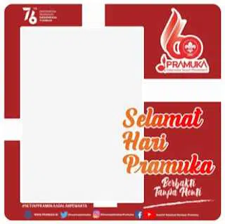 Twibbon Hari pramuka ke 60 tahun 2021