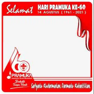 Twibbon Hari pramuka ke 60 tahun 2021