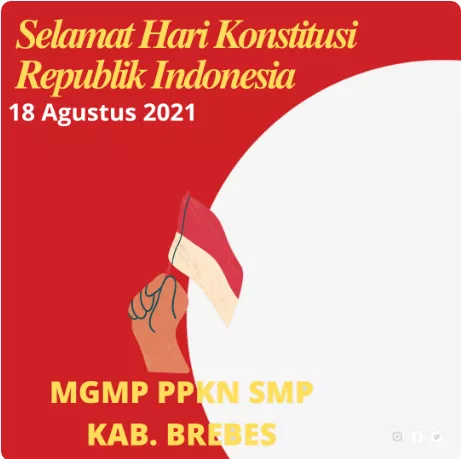 Twibbon Hari Konstitusi Tahun 2021 - Portalmadura.com Twibbon Selamat Hari Konstitusi