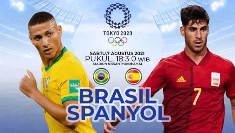 Link Live Streaming Brasil Vs Spanyol, Olimpiade Tokyo