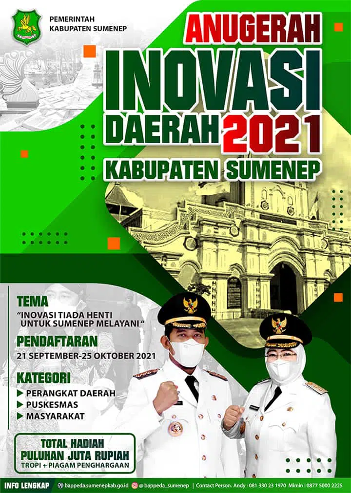 Buruan Ambil Bagian, Sumenep Akan Gelar Anugerah Inovasi Daerah