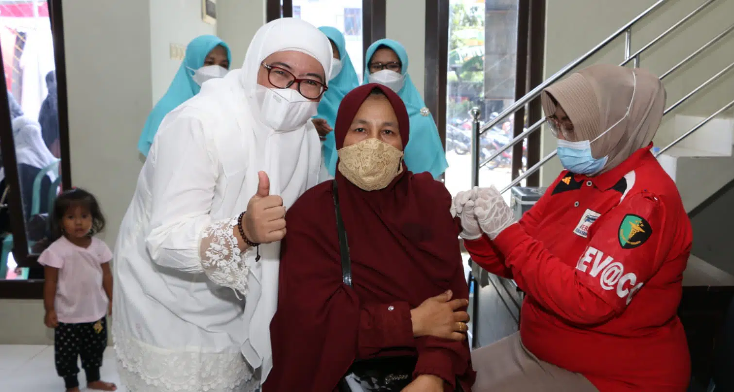 Cegah Penularan Covid-19, DPD LDII Sumenep Gelar Vaksinasi Massal