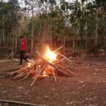 Polisi Sampang Bakar Arena Judi Sabung Ayam