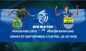 Link Live Streaming BRI Liga 1 Persikabo 1973 vs Persib, Senin 27 September 2021
