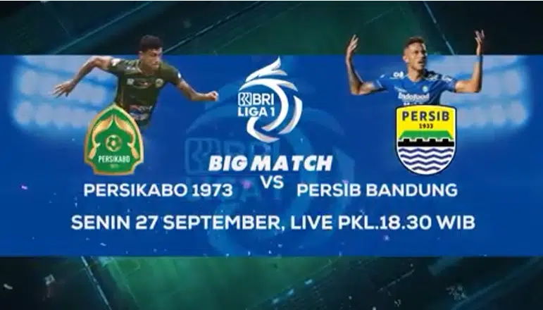 Link Live Streaming BRI Liga 1 Persikabo 1973 vs Persib, Senin 27 September 2021