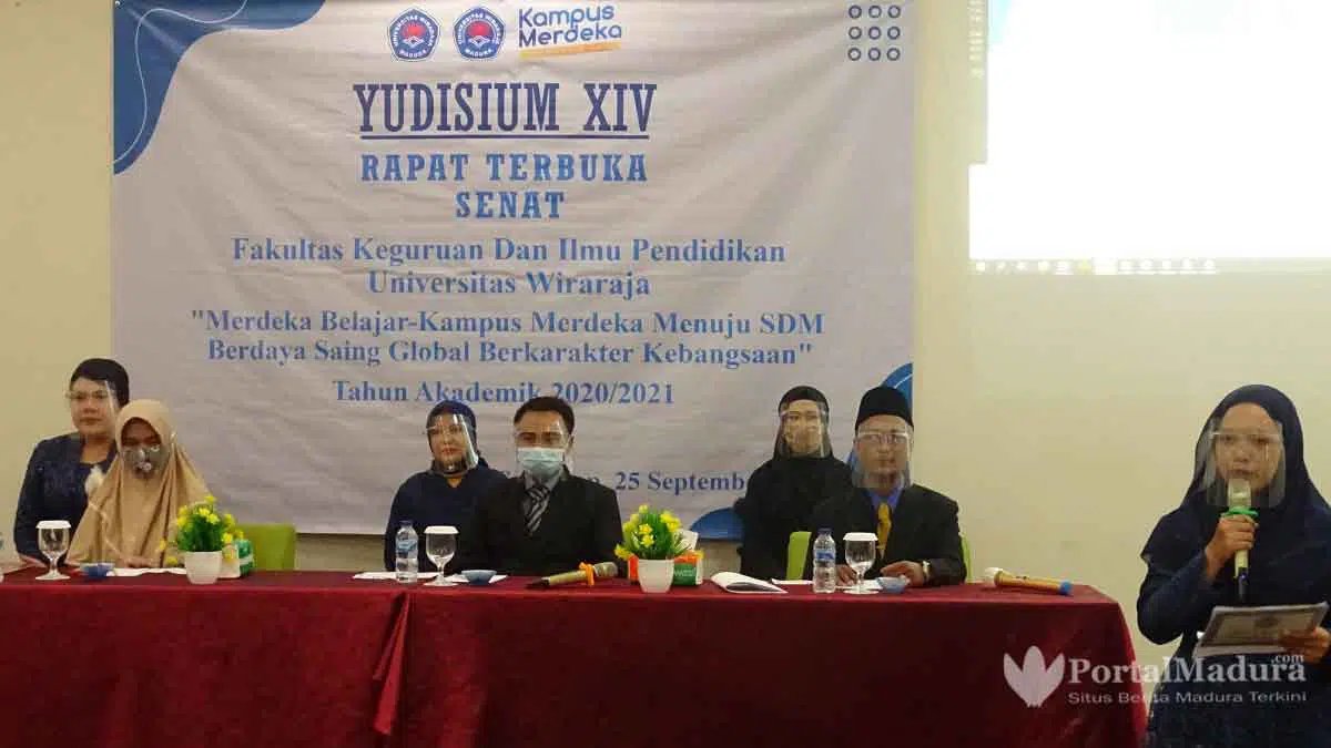 Yudisium Mahasiswa FKIP Unija Sumenep, Dekan: Jangan jenuh belajar