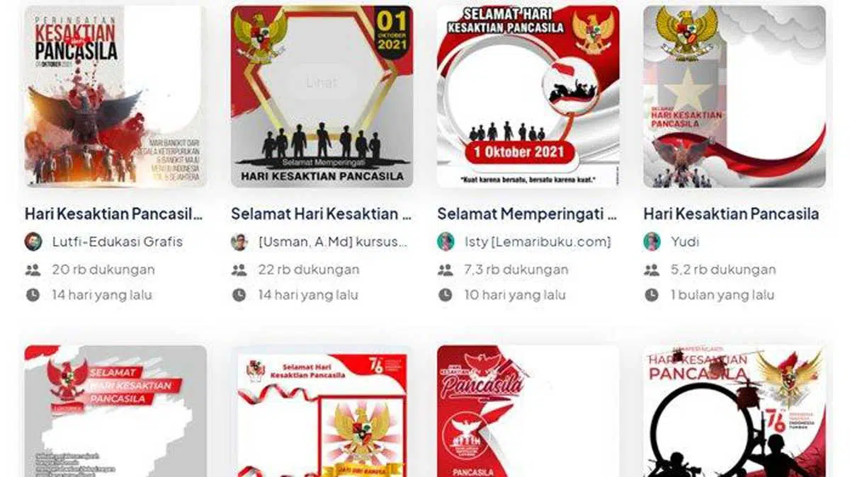 Twibbon Hari Kesaktian Pancasila 2021