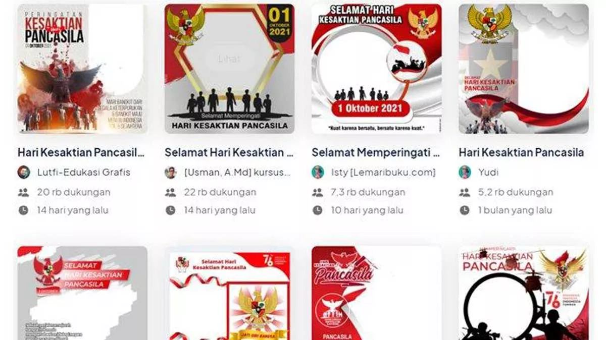 Twibbon Hari Kesaktian Pancasila 2021