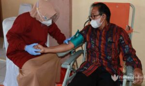 Wujud Peduli Kemanusian, Unija Sumenep Gelar Donor Darah