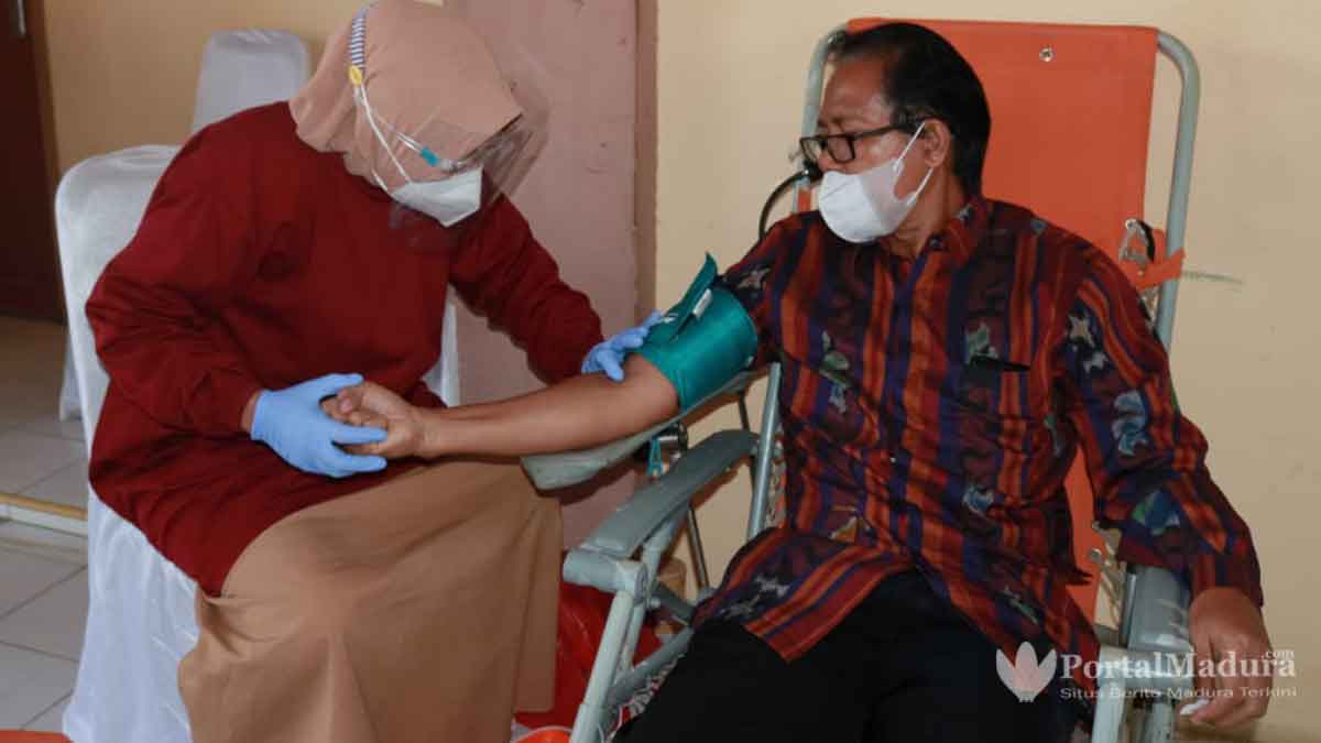 Wujud Peduli Kemanusian, Unija Sumenep Gelar Donor Darah