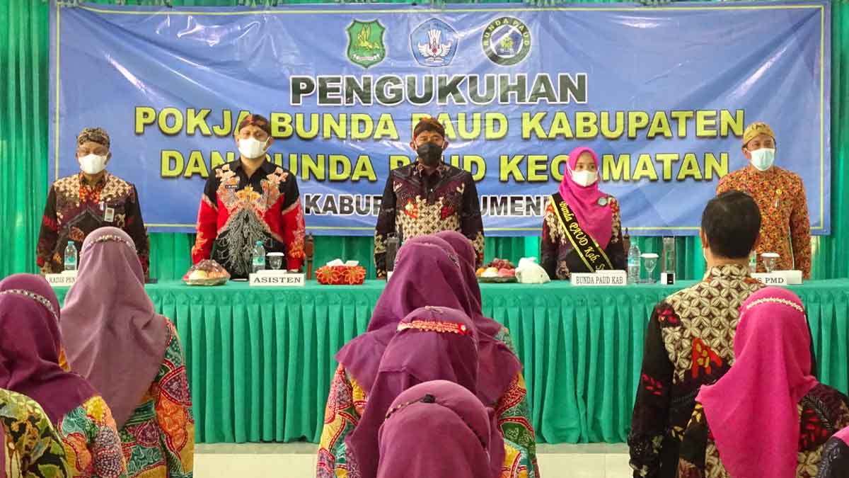 Pengukuhan Pokja Bunda PAUD, Bupati Sumenep Ingatkan Revitalisasi Peran PAUD