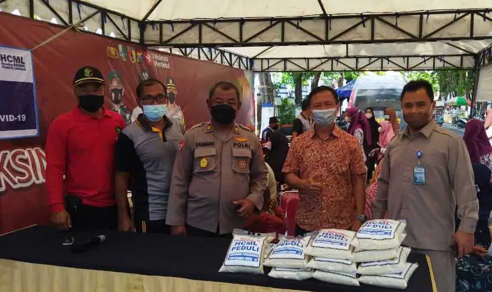 Dukung Vaksinasi Covid-19, HCML Salurkan Tiga Ton Beras di Sampang