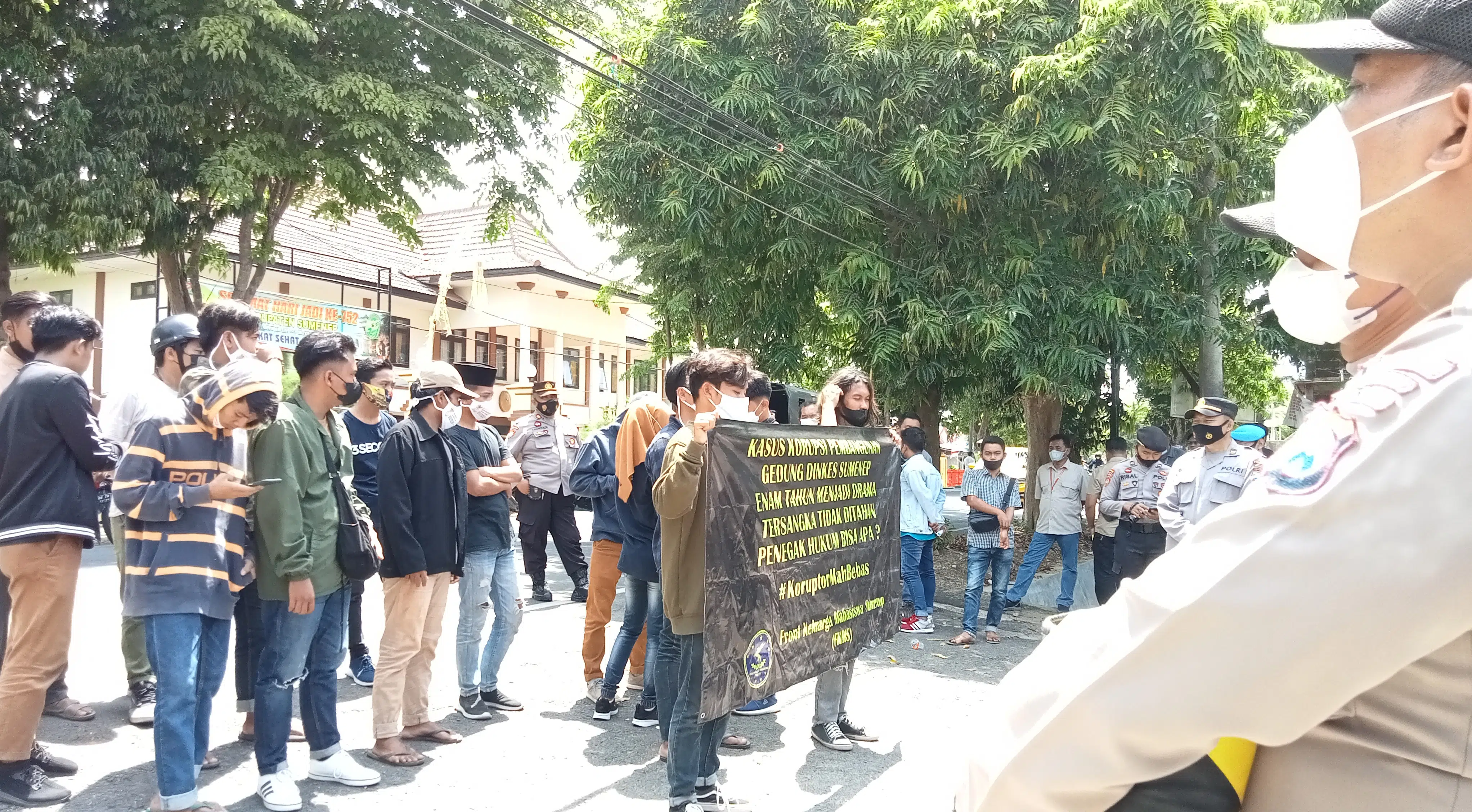FKMS "Luruk" Kejari Sumenep, Ingatkan Tipikor Gedung Dinkes 6 Tahun Berlalu