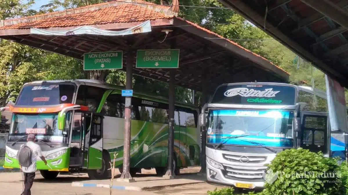 Geliat Penumpang Bus di Terminal Arya Wiraraja Naik 75 Persen