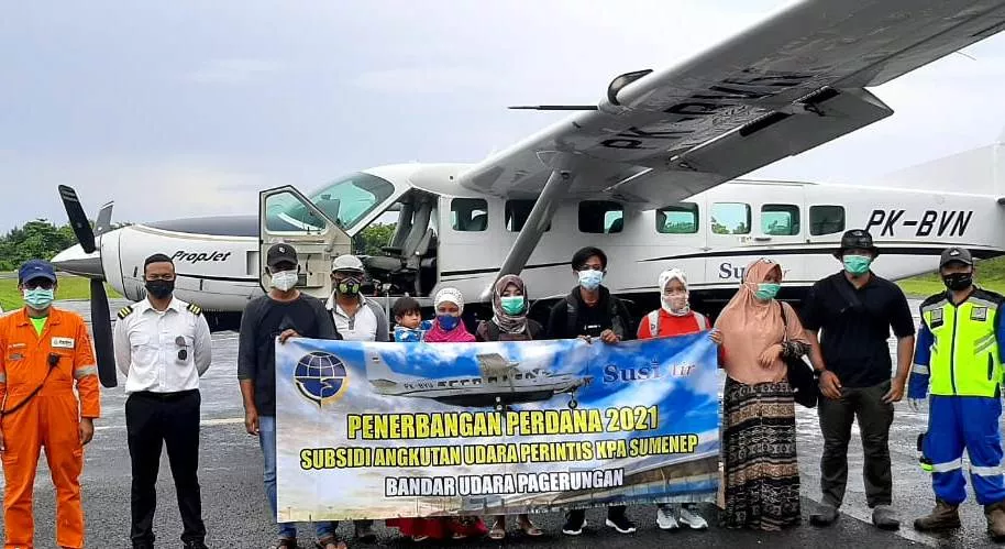 Penumpang Pesawat Dibatasi, Penerbangan Perintis di Sumenep Kembali Dibuka