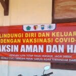 Percepat Capaian Vaksinasi, Petugas Terapkan Penyekatan di Pakong