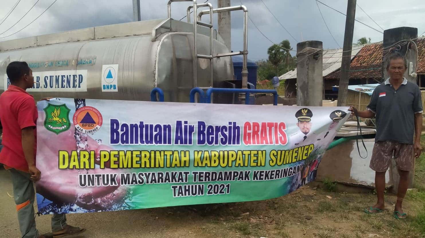 Penuhi Kebutuhan Warga, Pemkab Sumenep Tetap Dropping Air Bersih