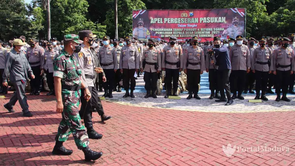 4.035 Aparat Amankan 661 Tps Pilkades Serentak 2021 Di Sumenep - Portalmadura.com 4.035 Aparat Amankan 661 TPS Pilkades Serentak 2021 di Sumenep