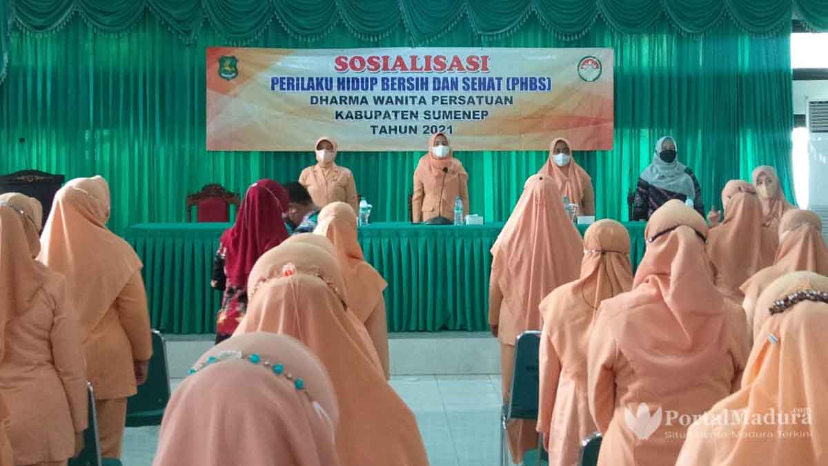 DWP Sumenep Gelar Sosialisasi dan Lomba PHBS antar OPD
