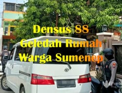 VIDEO Detik-detik Densus 88 Geledah Rumah warga Sumenep