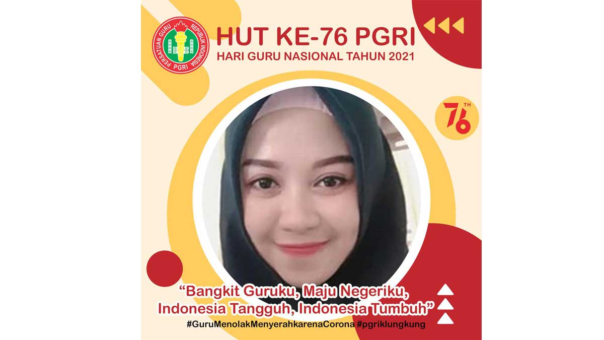 Link Twibbon HUT PGRI Ke-76 tahun 2021