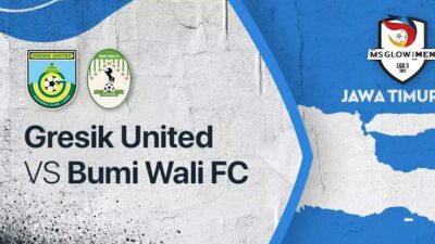 Link Live Streaming Gresik United vs Bumi Wali FC 32 Besar Liga 3 Jawa Timur