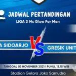 Link Live Streaming Persida Sidoarjo vs Gresik United, Partai Pembuka Liga 3 Jatim 2021, Rabu 3 November