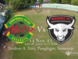 Minggu, Mitra Surabaya vs Madura FC