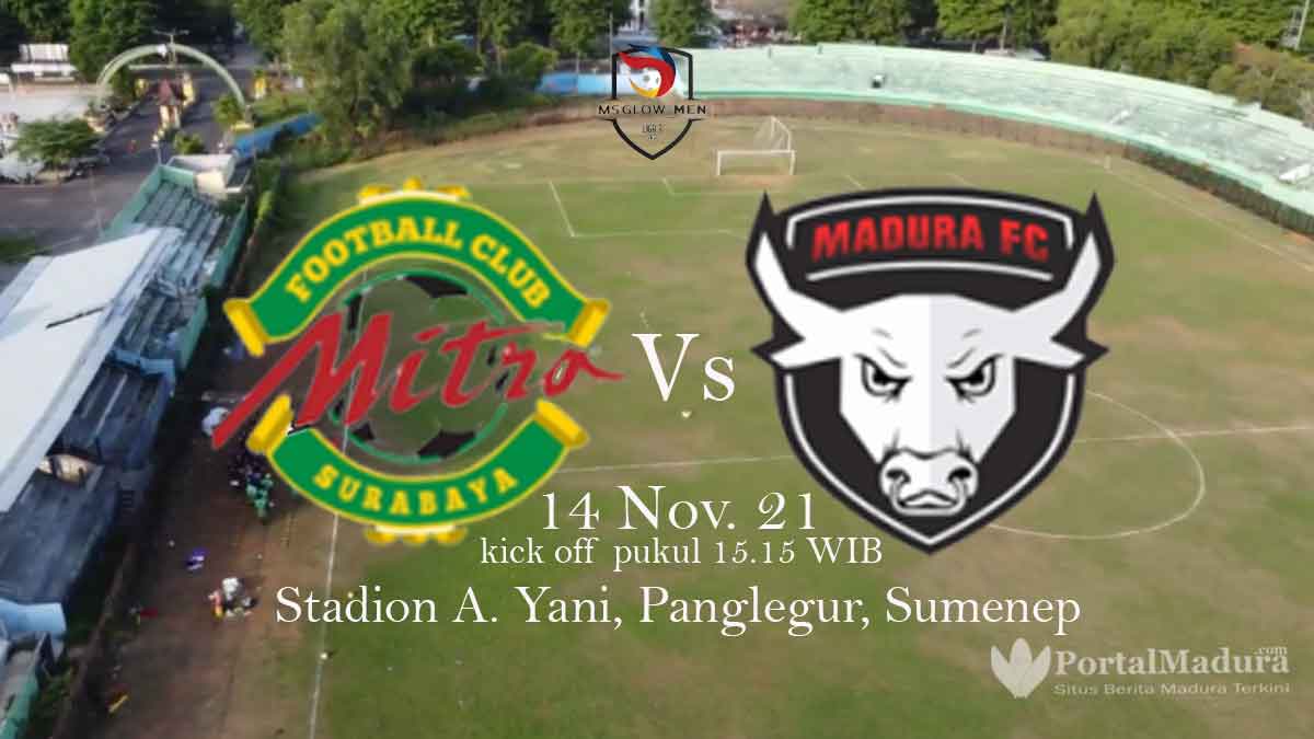 Minggu, Mitra Surabaya vs Madura FC