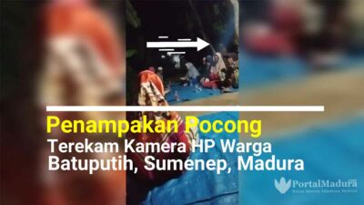Penampakan Pocong Terekam Kamera HP Warga Batuputih