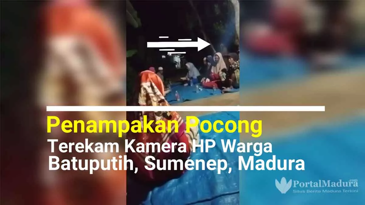 Penampakan Pocong Terekam Kamera HP Warga Batuputih