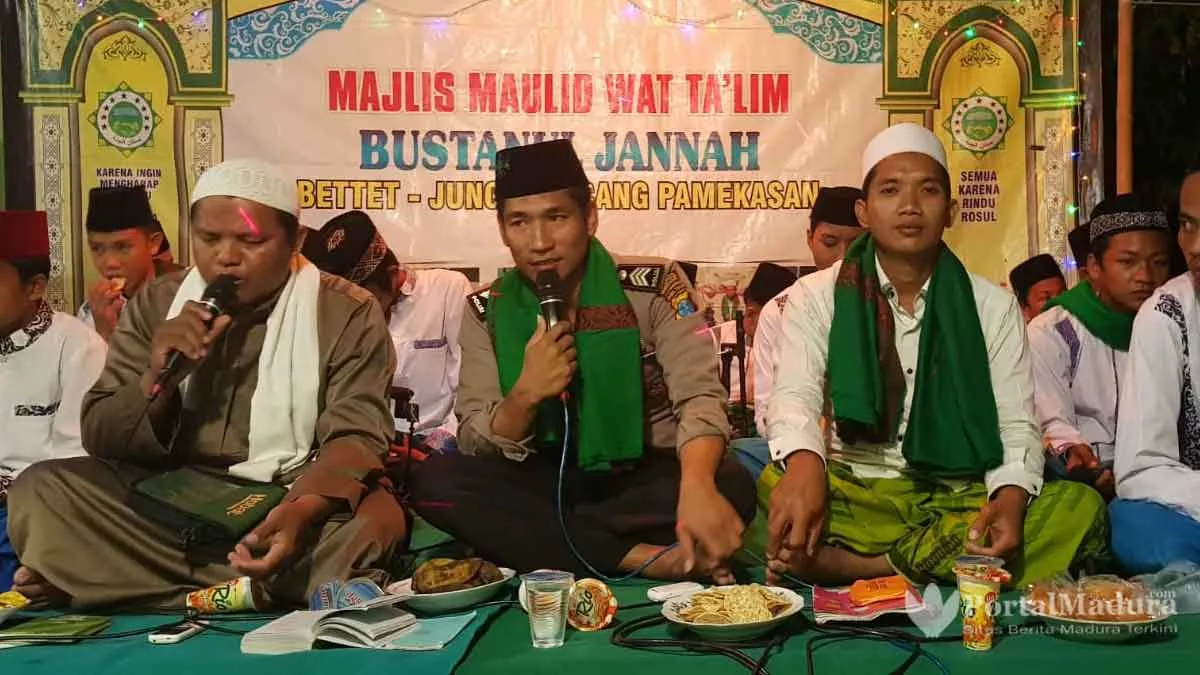 Sosok Bripka Sutrisno, Anggota Polres Pamekasan Aktif Jadi Bilal dan Membumikan Selawat