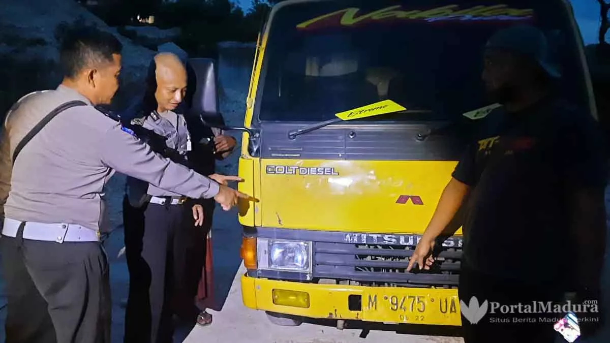 Terlibat Tabrak Lari, Dump Truk Milik Warga Badur Ditangkap Polisi Sumenep - Portalmadura.com Terlibat Tabrak Lari, Dump Truk Milik Warga Badur Ditangkap Polisi Sumenep