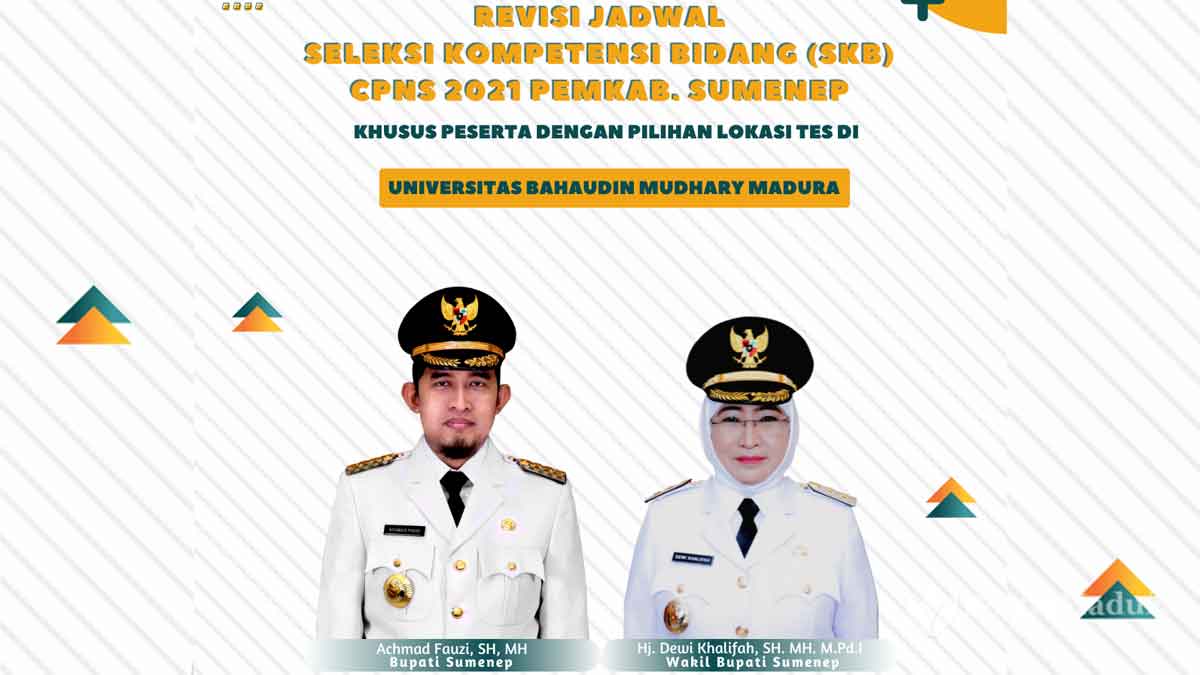 Tes SKB CPNS 2021 di Sumenep Dilaksanakan 29 November, Peserta Wajib Penuhi Persyaratan Ini