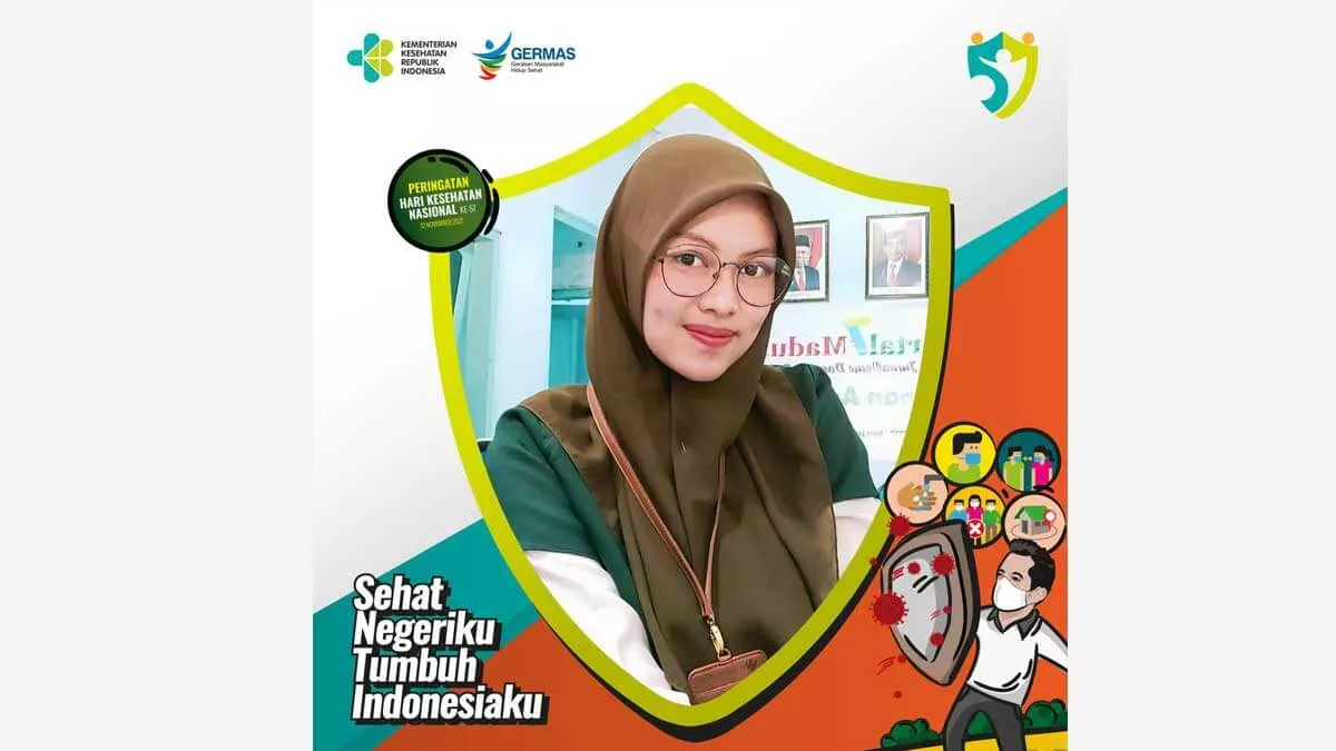 Link Download  Twibbon Hari Kesehatan Nasional ke-57 pada 12 November 2021