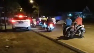 Balap Liar Pelajar Kocar-Kacir Dihadang Polisi Sampang