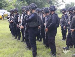 1 SST Brimob Polda Jatim BKO Pilkades Batuampar Sumenep