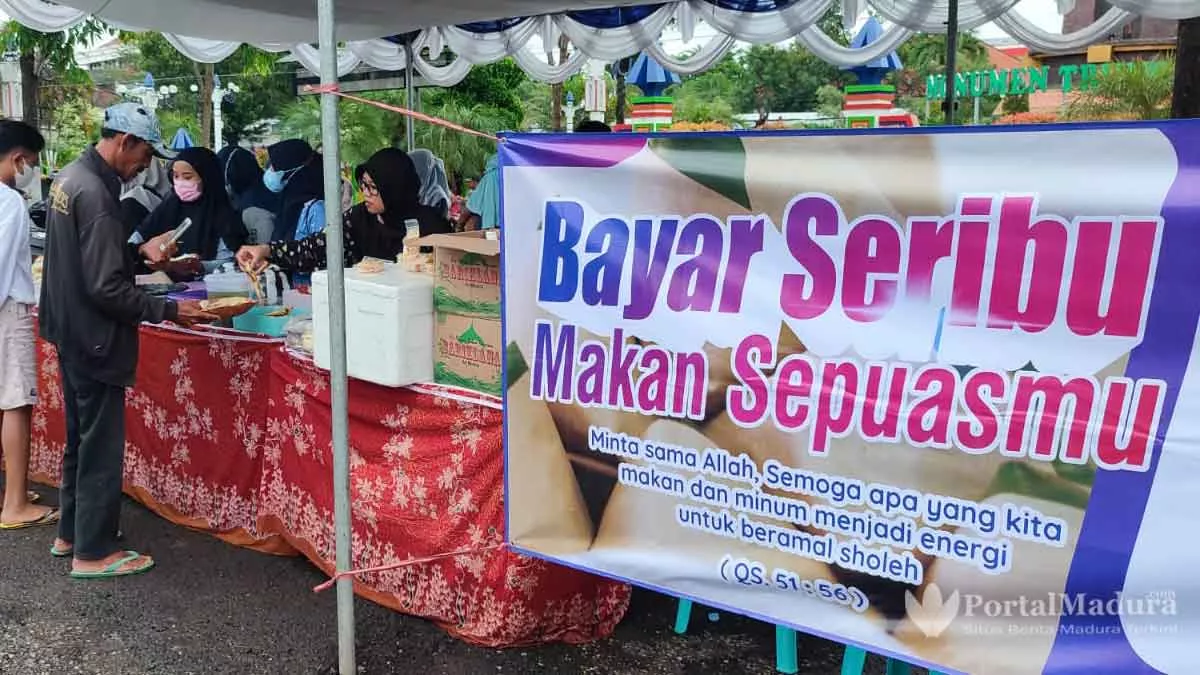 Bayar Seribu, Makan Sepuasmu di Gerai Nasbung