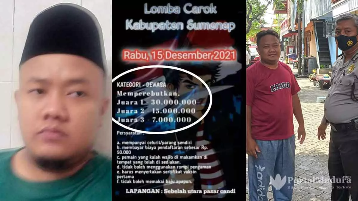 Tak Nemmo Lako! Beredar Poster Lomba Carok di Sumenep, Juara 1 Rp30 Juta