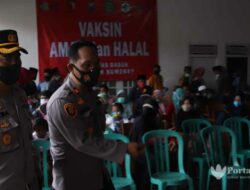 Dipantau Kapolri, Hari Ini 1.574 Warga Sumenep Divaksin