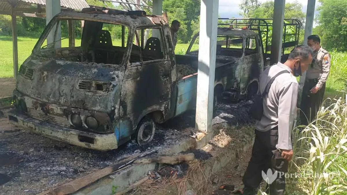 Dua Unit Mobil Terbakar, Dapur Jarak 500 Meter Ikut Jadi Sasaran Api
