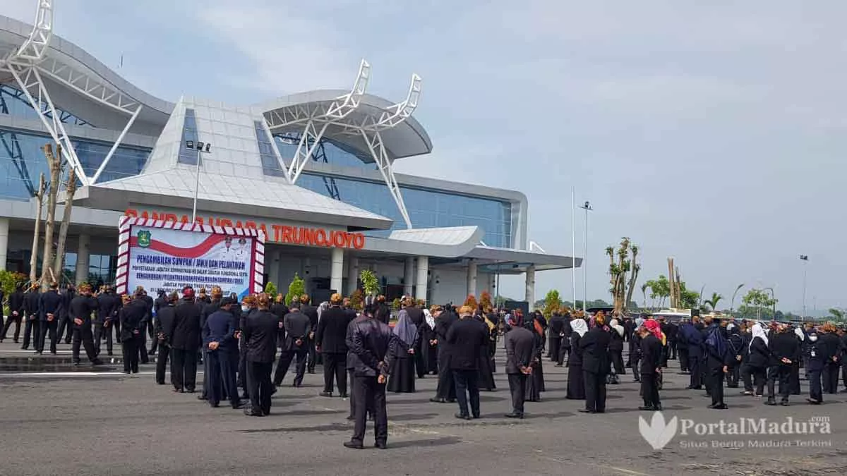 Hasil SO Baru, Filosofi Pejabat Eselon II Dilantik di Bandara Trunojoyo
