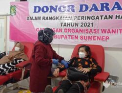 Kali Pertama, GOW Sumenep Gelar Donor Darah