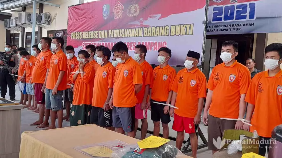Selama 2021, Tersangka Narkotika di Sampang Mayoritas Usia Produktif