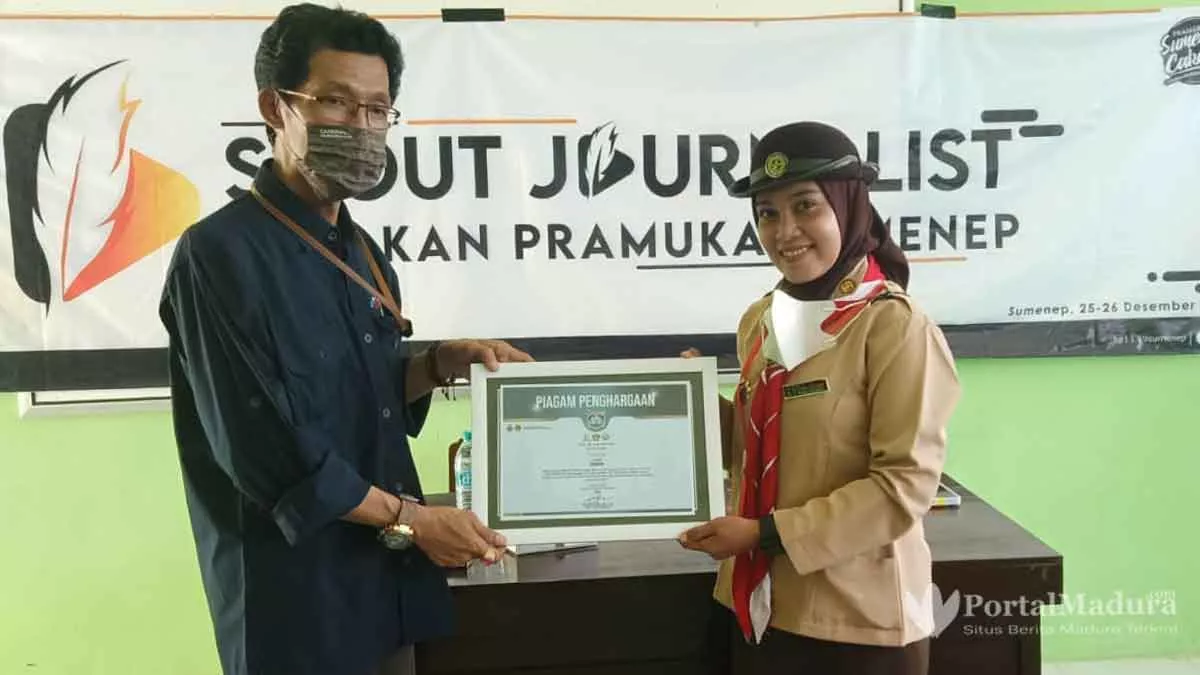 Smart Scout Camp 2021, Pramuka Sumenep Dibekali Pengetahuan Jurnalistik