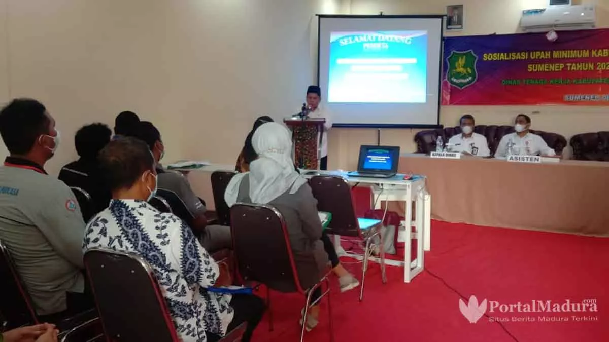 Sosialisasi UMK 2022, Pemkab Sumenep Pertemukan Pengusaha dan Pekerja