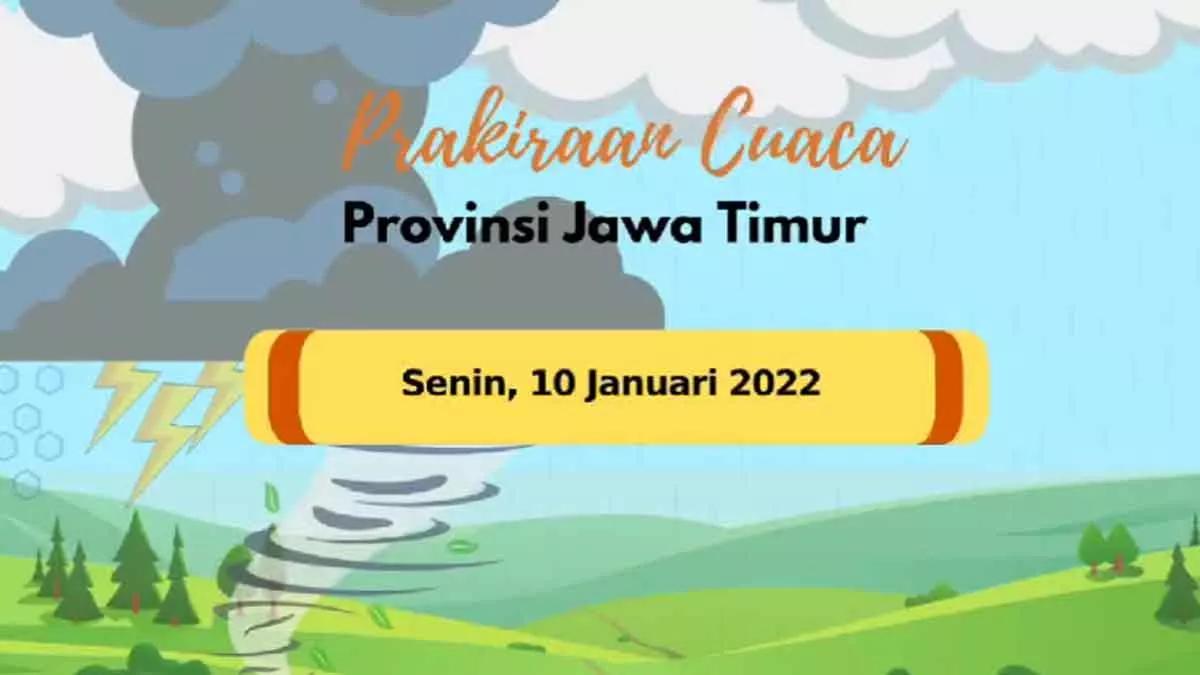 10 Januari, Madura Diprakirakan Diterpa Hujan Lebat Disertai Kilat dan Angin
